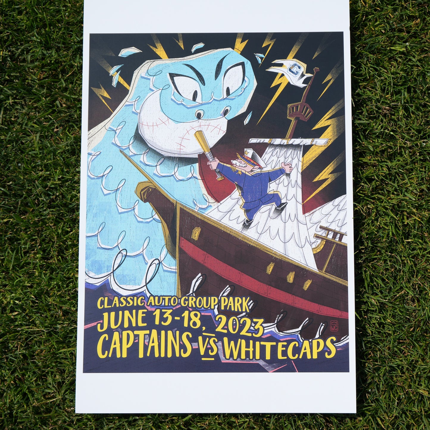 Art Series Poster (June 13th- 18th West Michigan WhiteCaps)