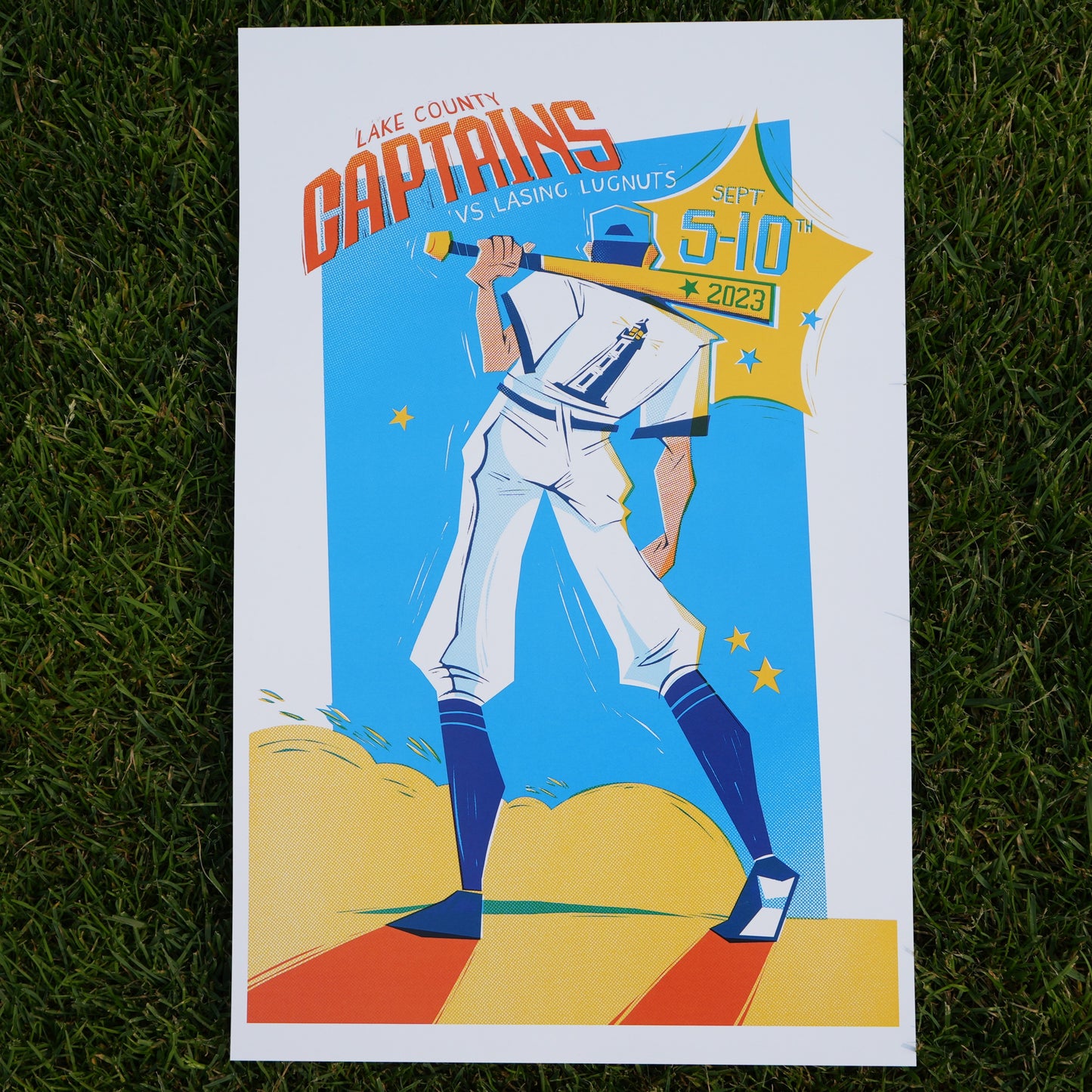 Art Series Poster (September 5th-10th Lansing Lugnuts)