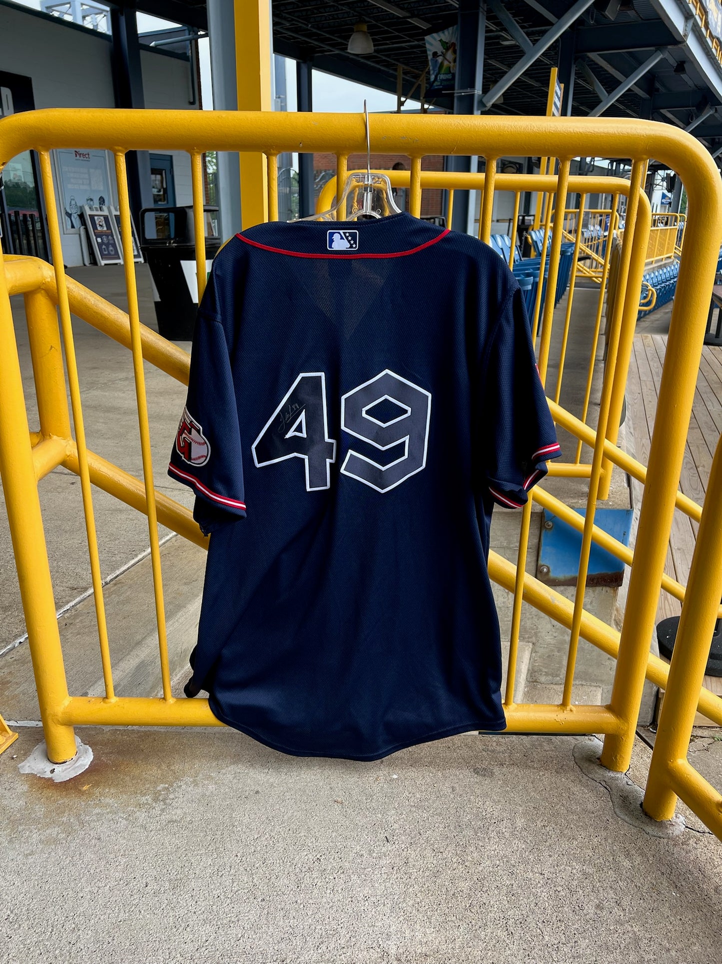Game Worn - Navy Fourth of July Jersey