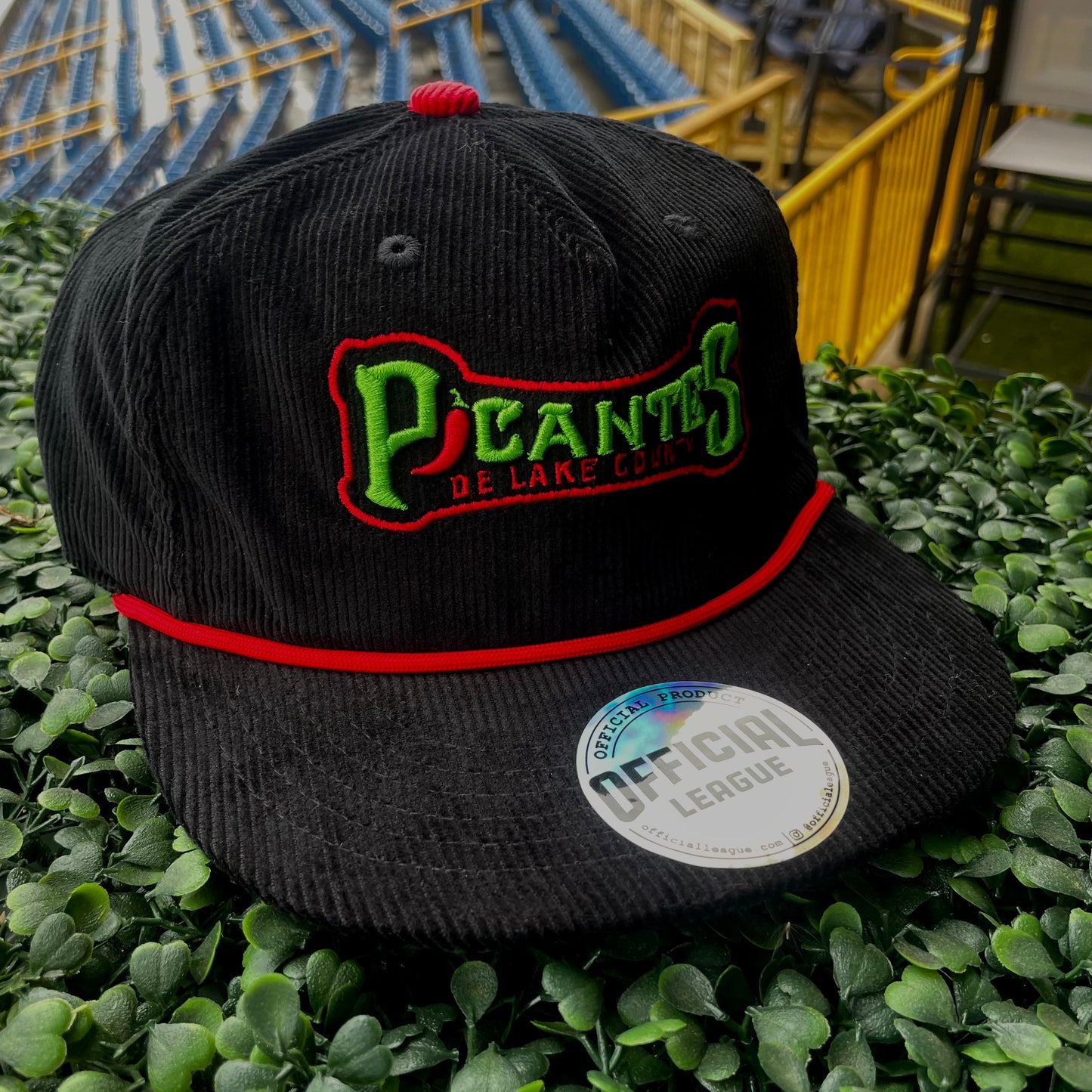Official League x Lake County Captains Picantes - Cord Snapback Hat