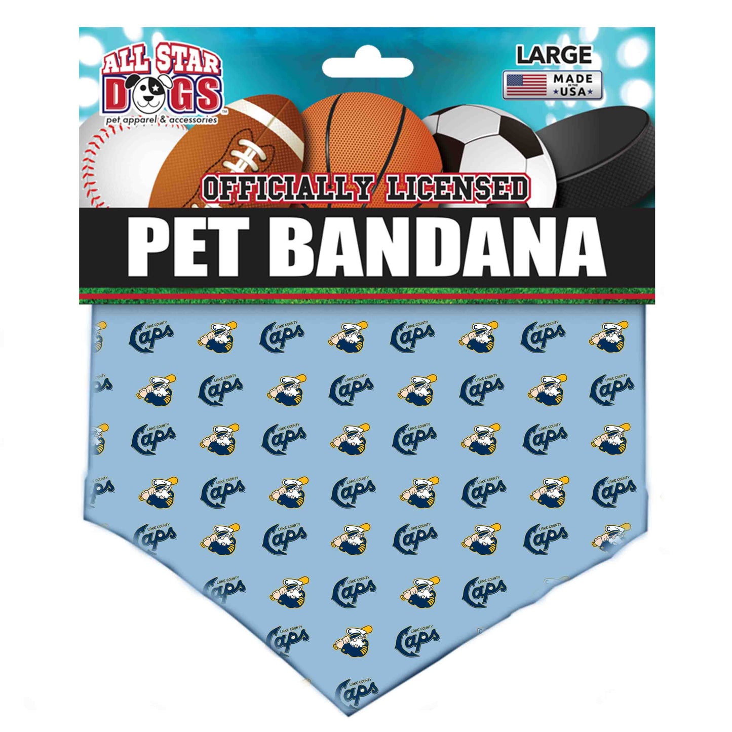 Lake County Captains Pet Bandana