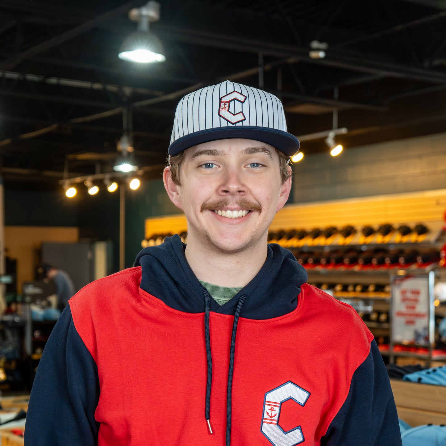 Official league x Lake County Captains - Pinstripe C Logo - The Classy