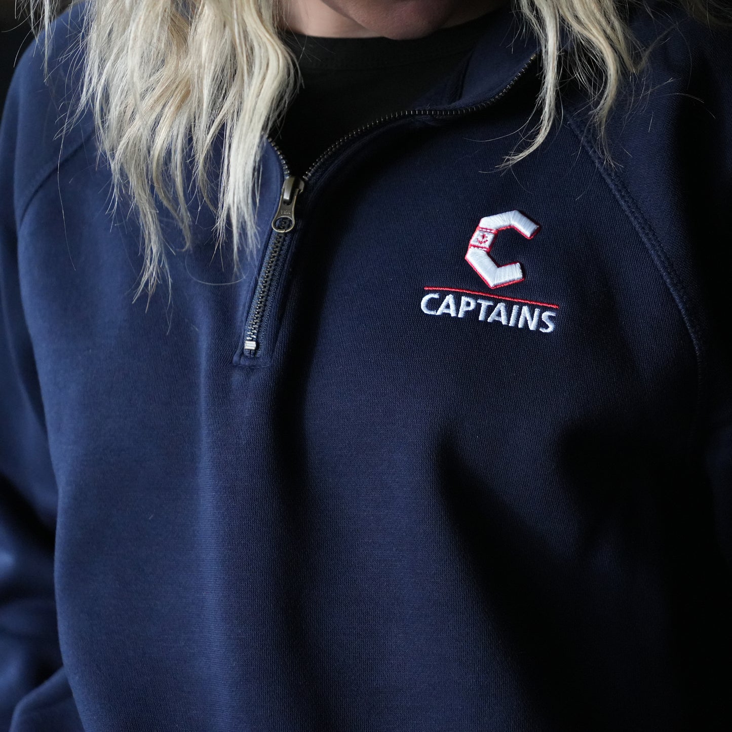 Captains C logo embroidered 1/4 Zip