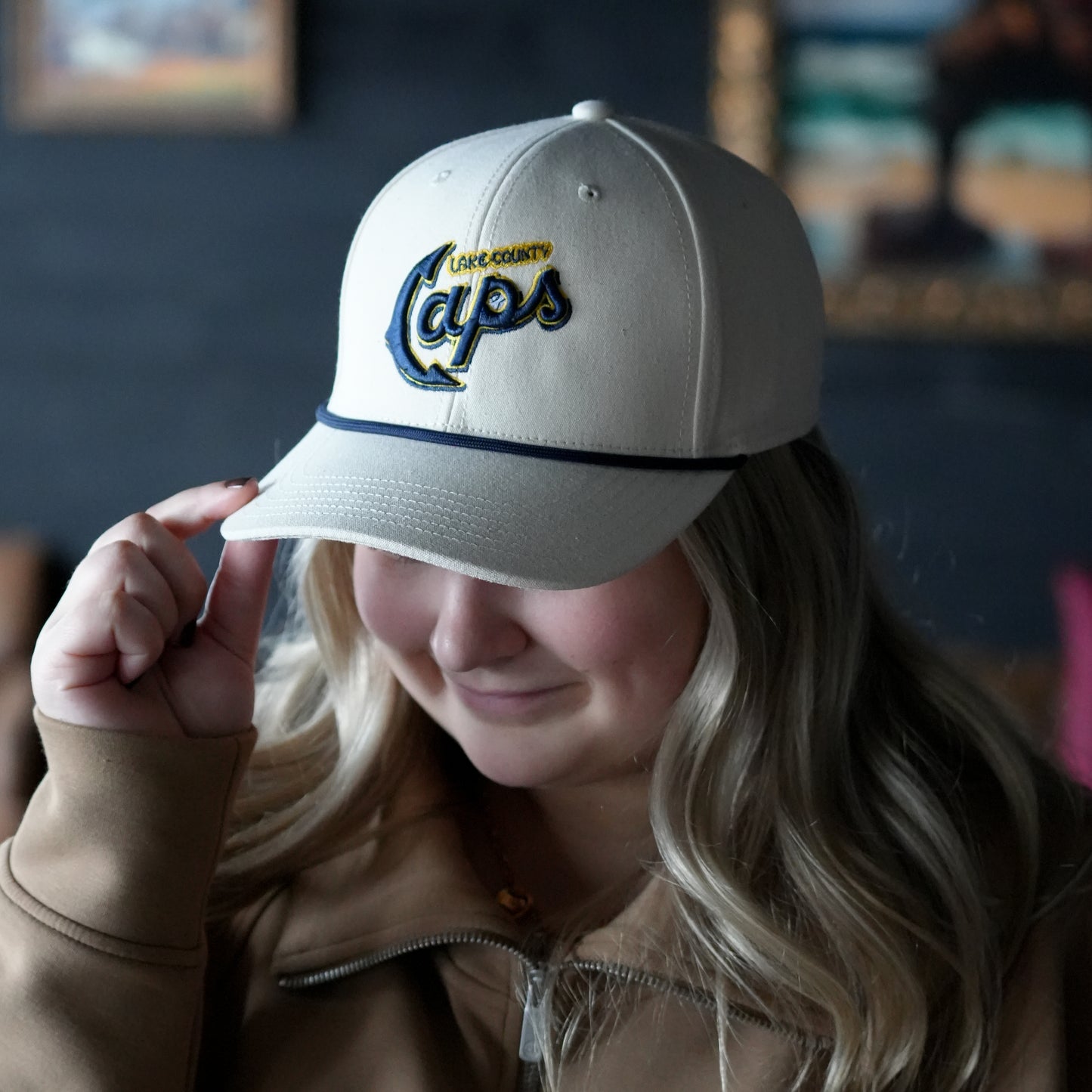 Lake County Caps Stone Mid-Pro Snapback