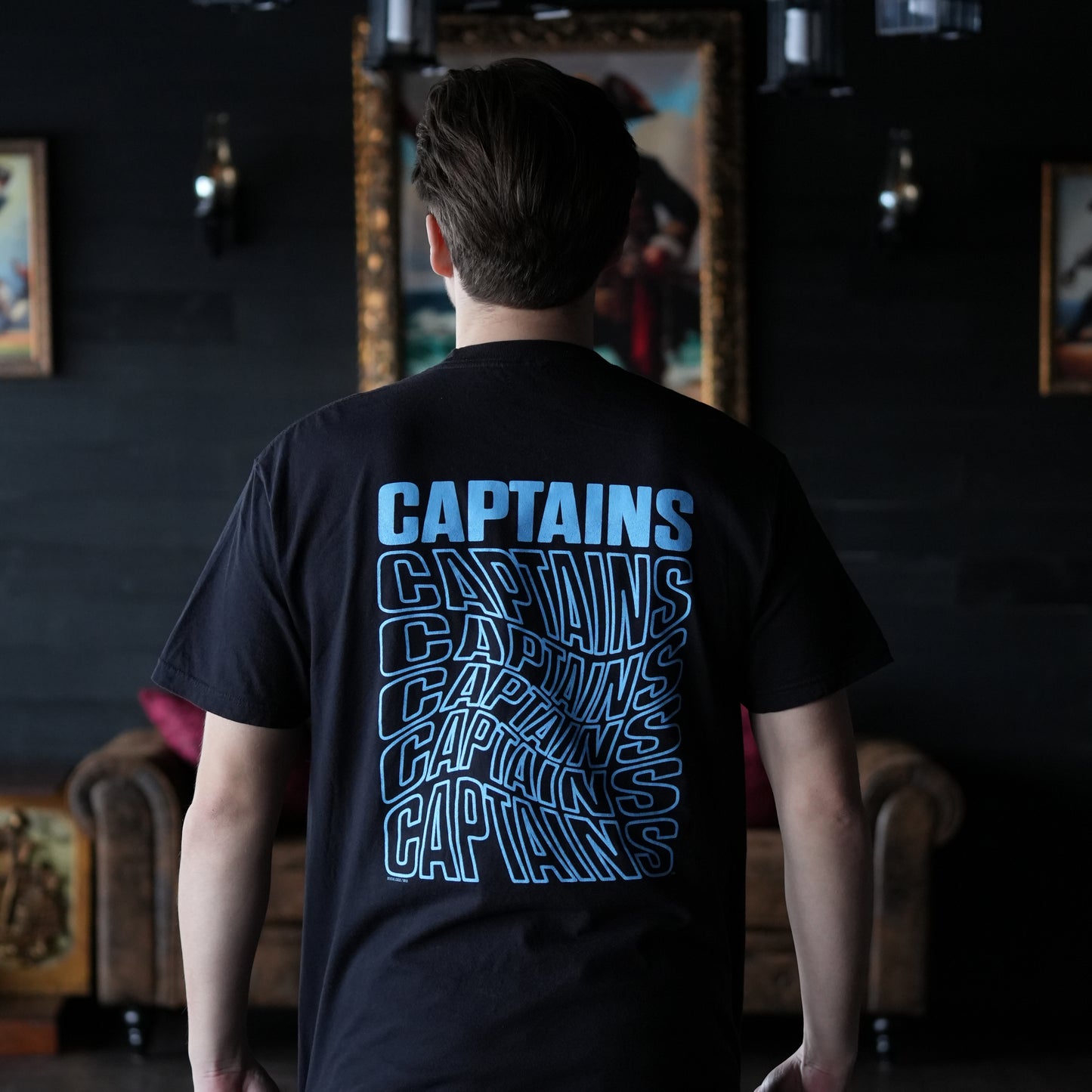 Official League x Lake County Captains Sailing the Captains Wave T-Shirt