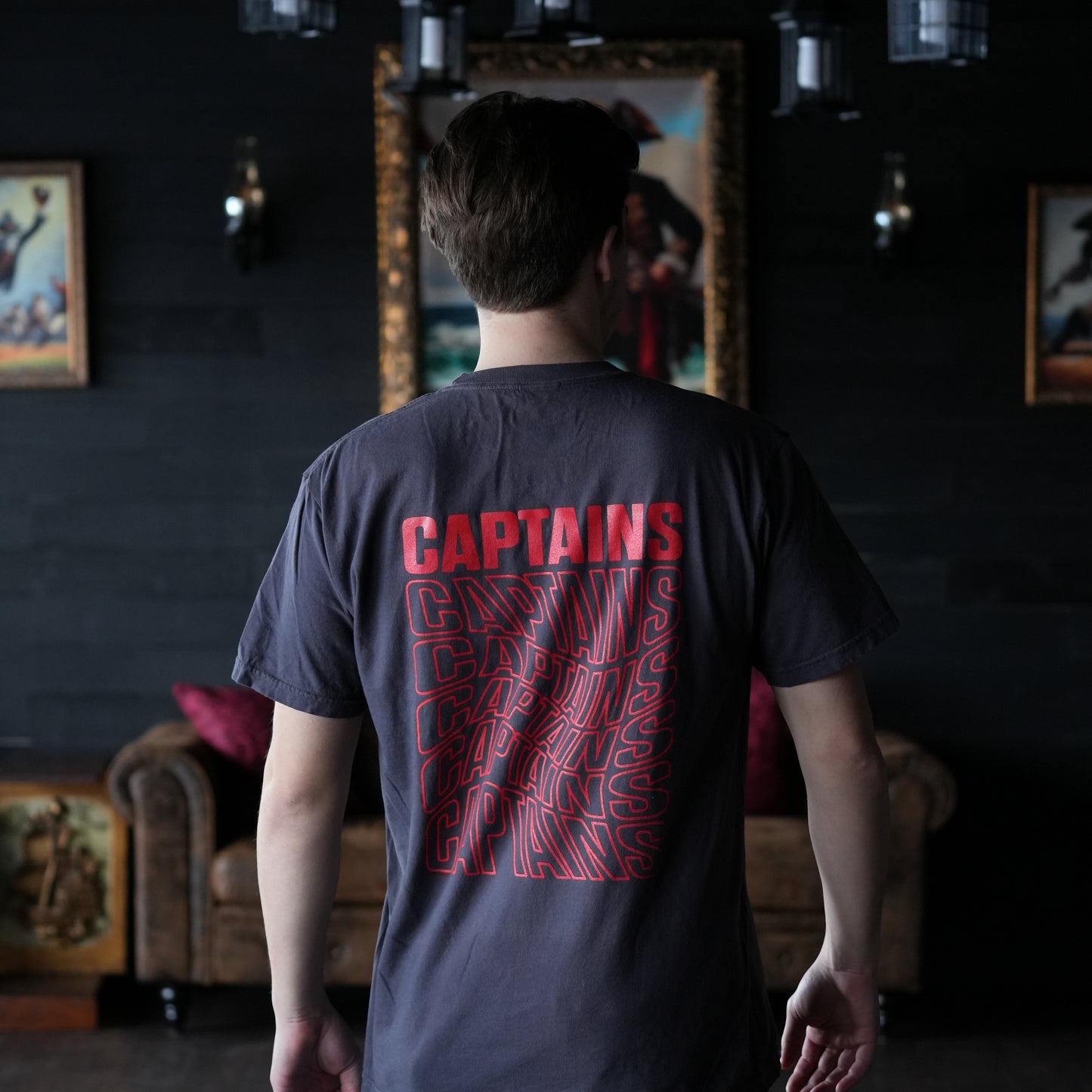 Official League x Lake County Captains Sailing the Captains Wave T-Shirt