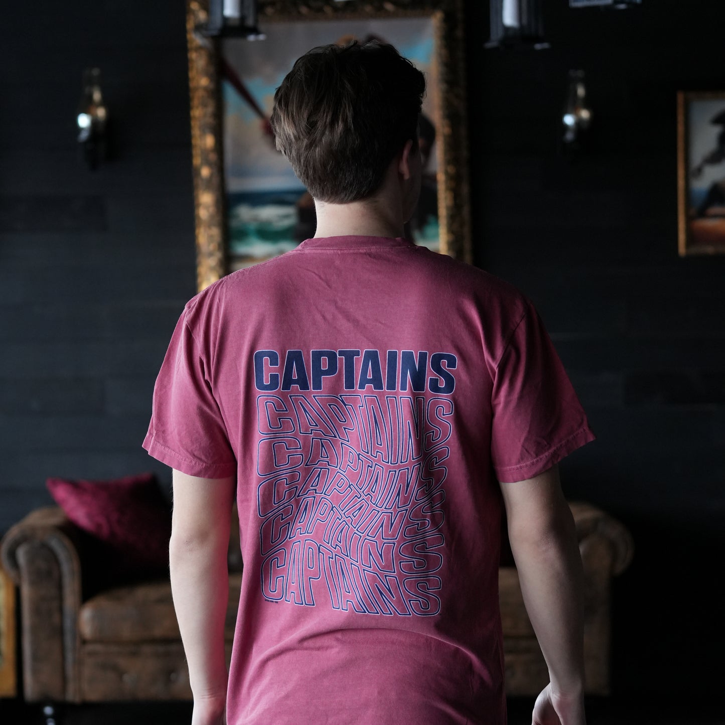 Official League x Lake County Captains Sailing the Captains Wave T-Shirt