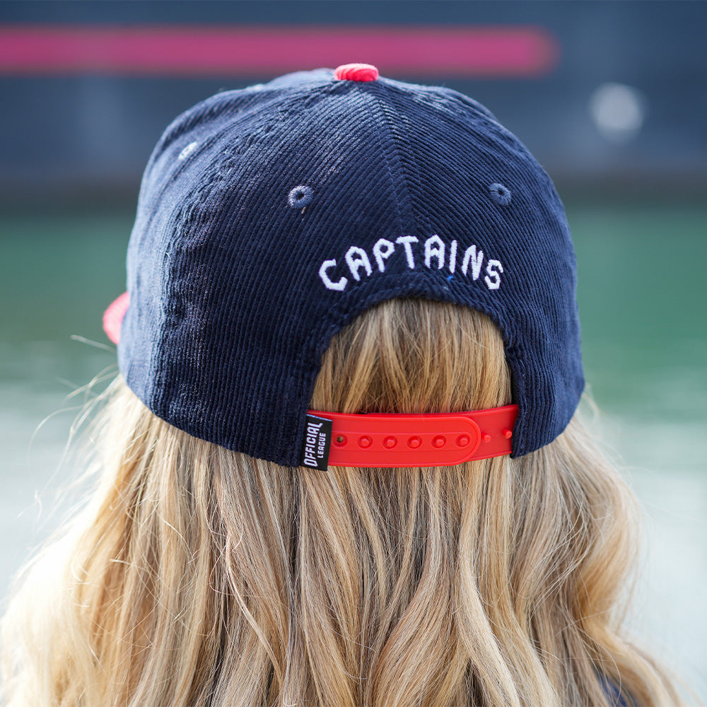 Official League x Lake County Captains C Logo Cord Snapback Hat