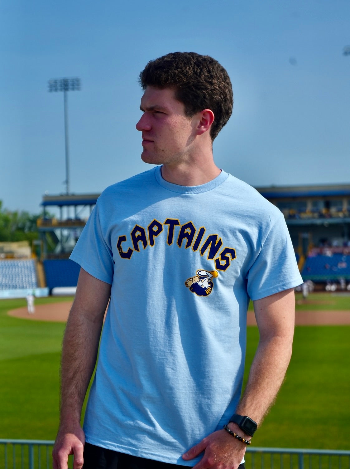 Lake County Captains Light Blue T-Shirt