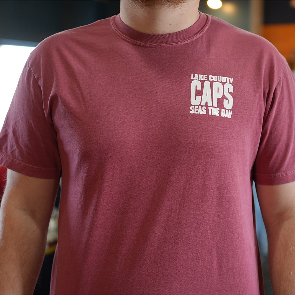 Official League x Lake County Captains Seas The Day T-Shirt