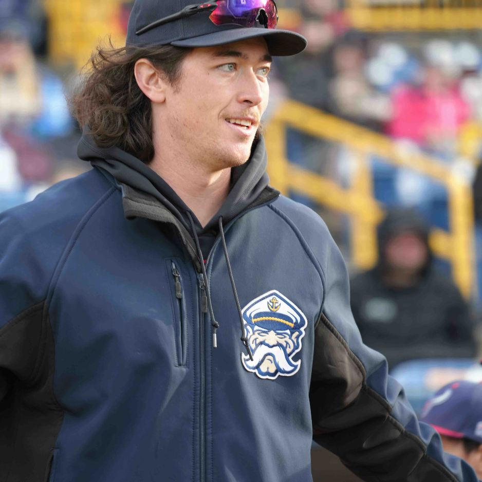 Game Worn Performance Jacket - Throwback Logo