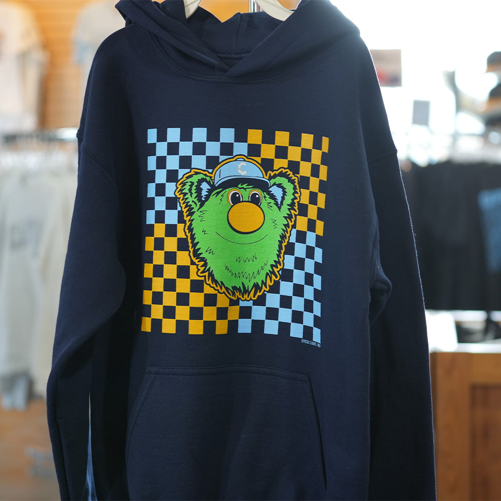 Official League x Lake County Captains Youth Checkered Skipper Hoodie