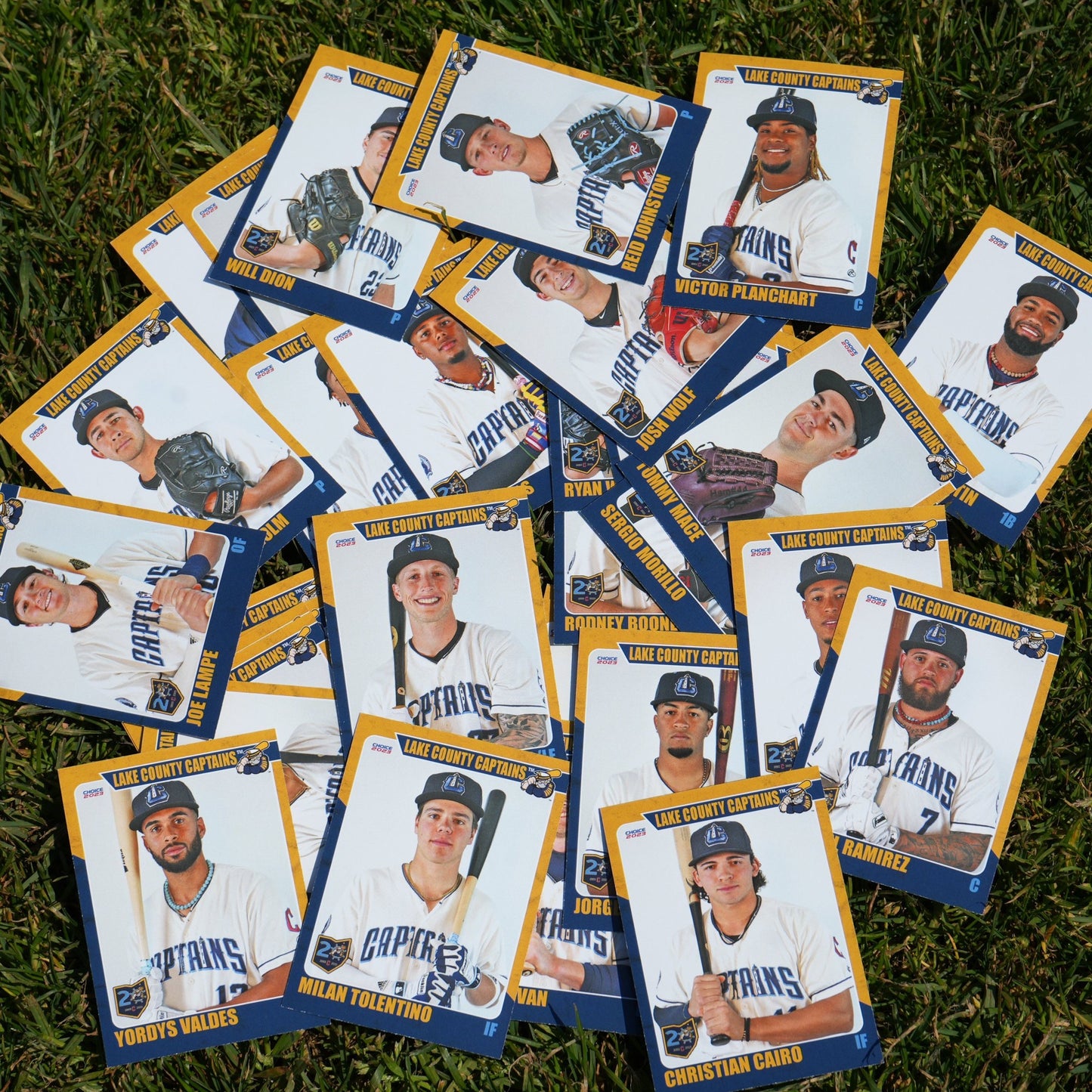 2023 Lake County Captains Team Card Set