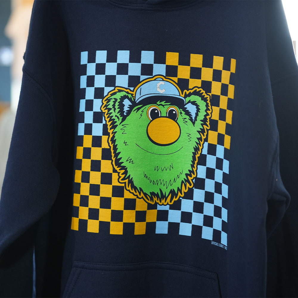 Official League x Lake County Captains Youth Checkered Skipper Hoodie