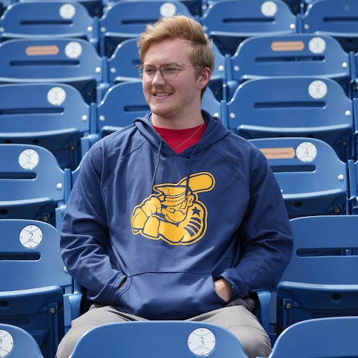 Navy Adult Performance Hoodie