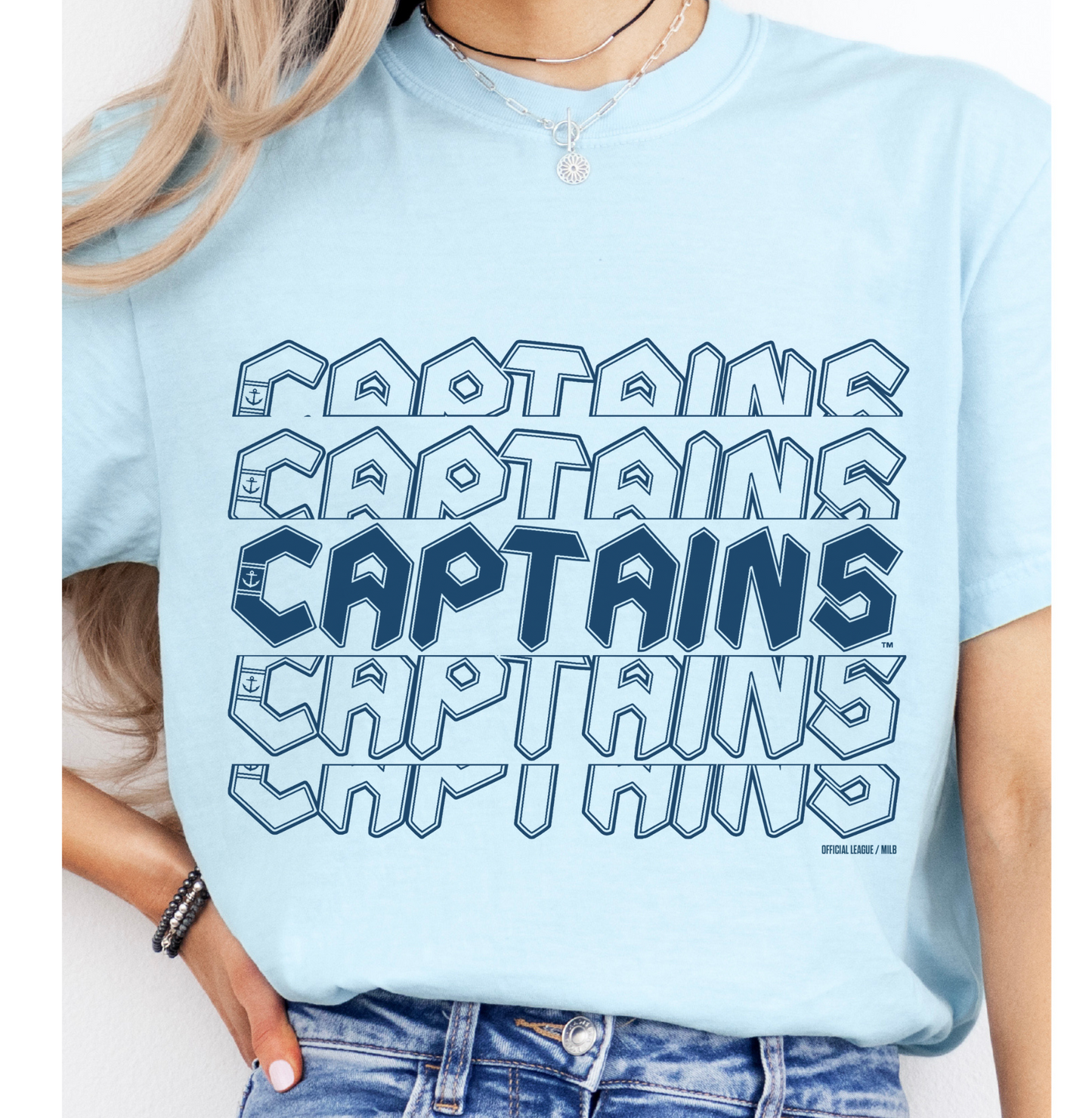 OL x Captains Layered Font T-Shirt