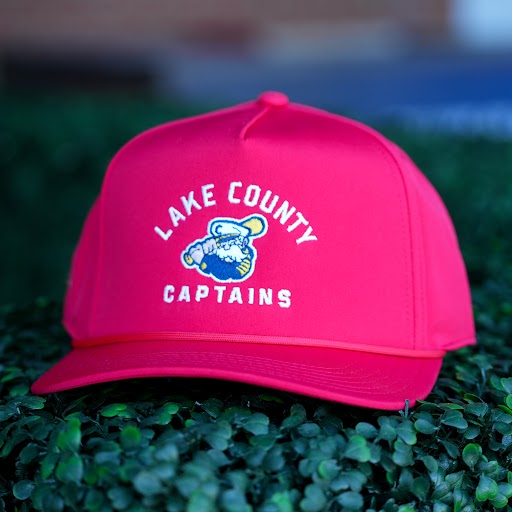 Lake County Captains Red Caddy Snapback Hat