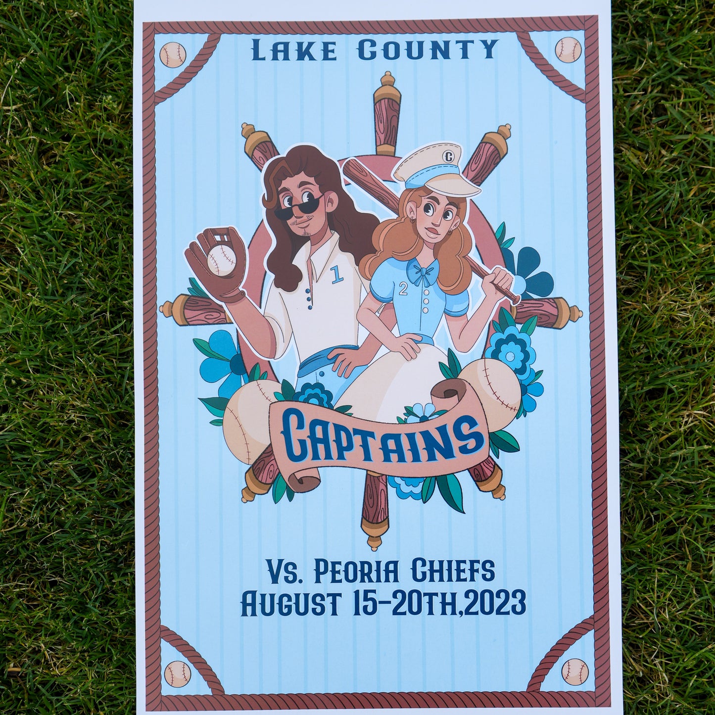 Art Series Poster (August 15th-20th Peoria Chiefs)