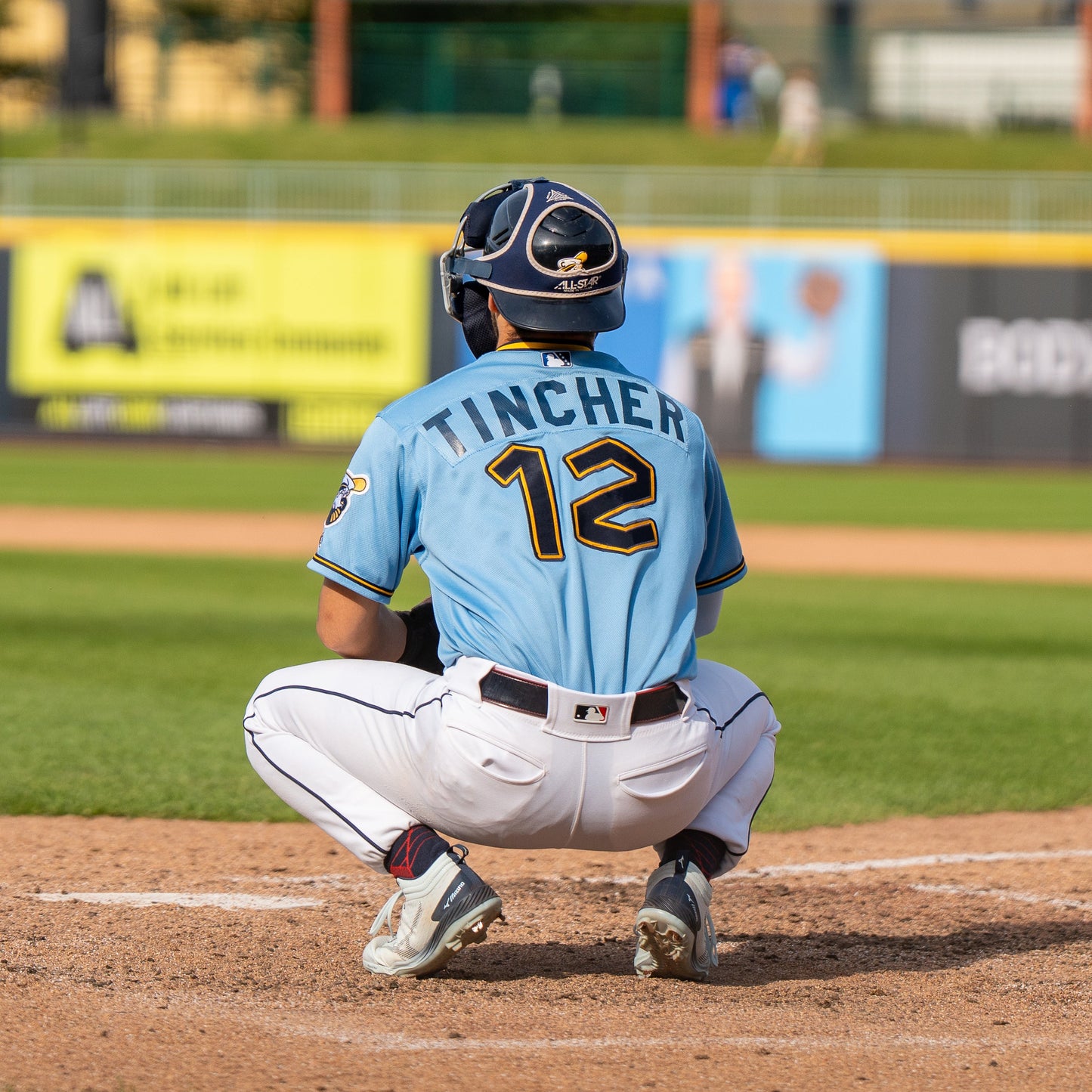 Official League x Lake County Captains Alternate Light Blue Caps Jersey