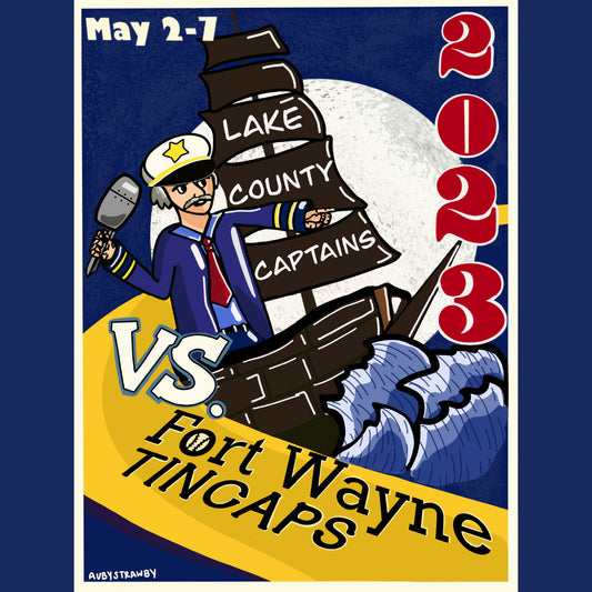 Art Series Poster (May 2nd-7th Fort Wayne TinCaps)
