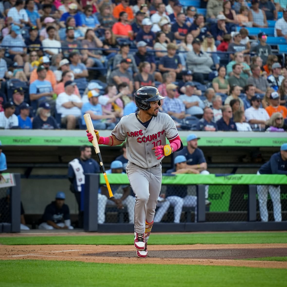 Official League x Lake County Captains Away Grey Jersey