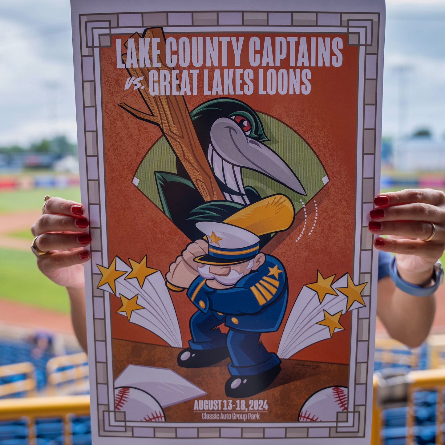 Art Series Poster (August 13 - 18 Great Lakes Loons)