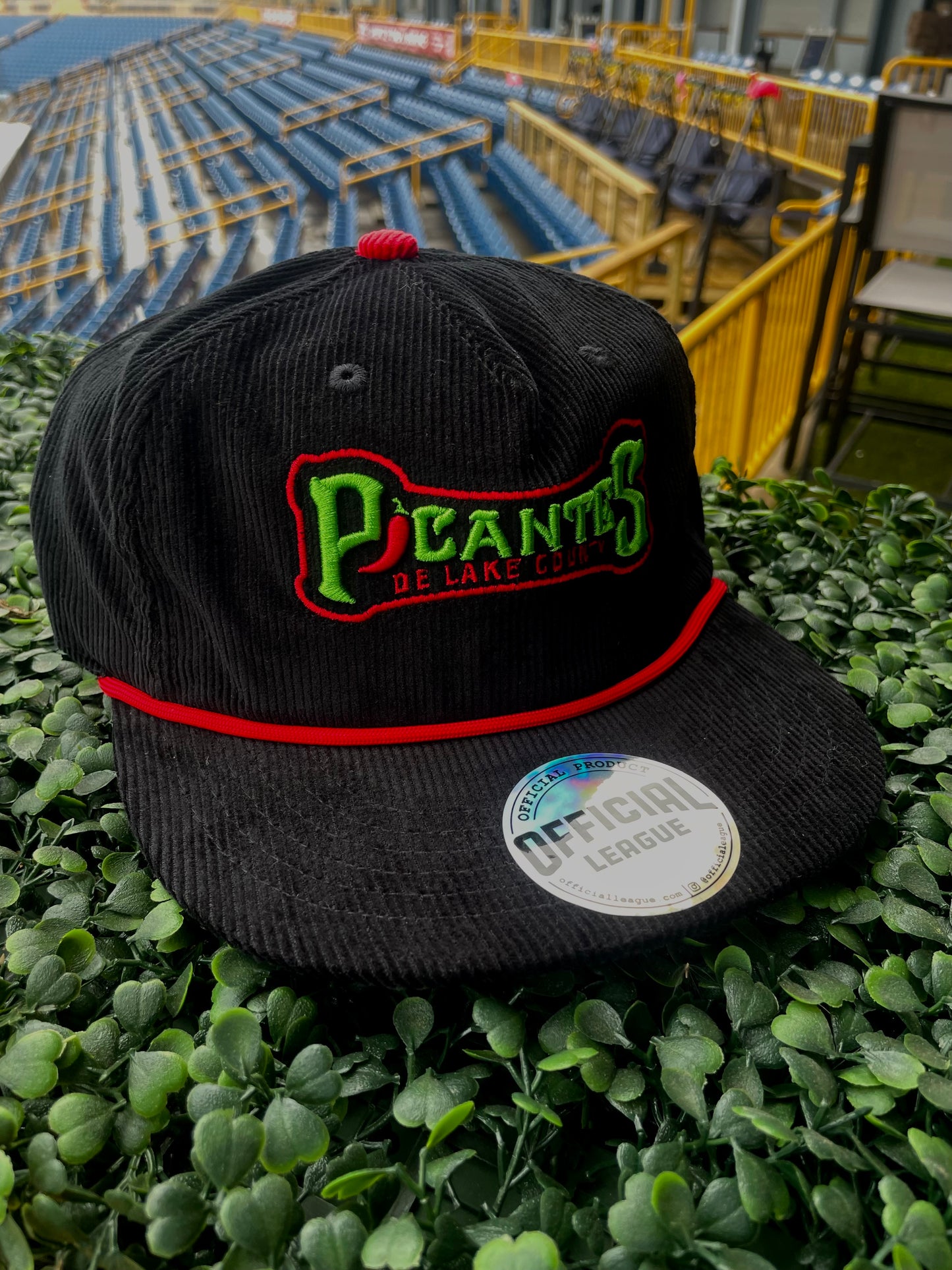 Official League x Lake County Captains Picantes - Cord Snapback Hat