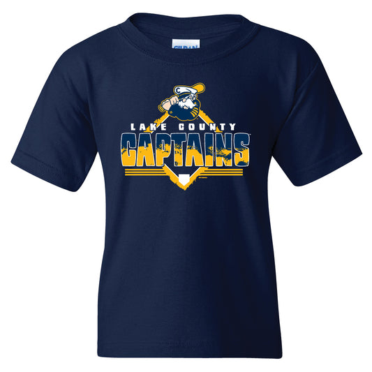 Youth Navy Lake County Captains Marino T-Shirt