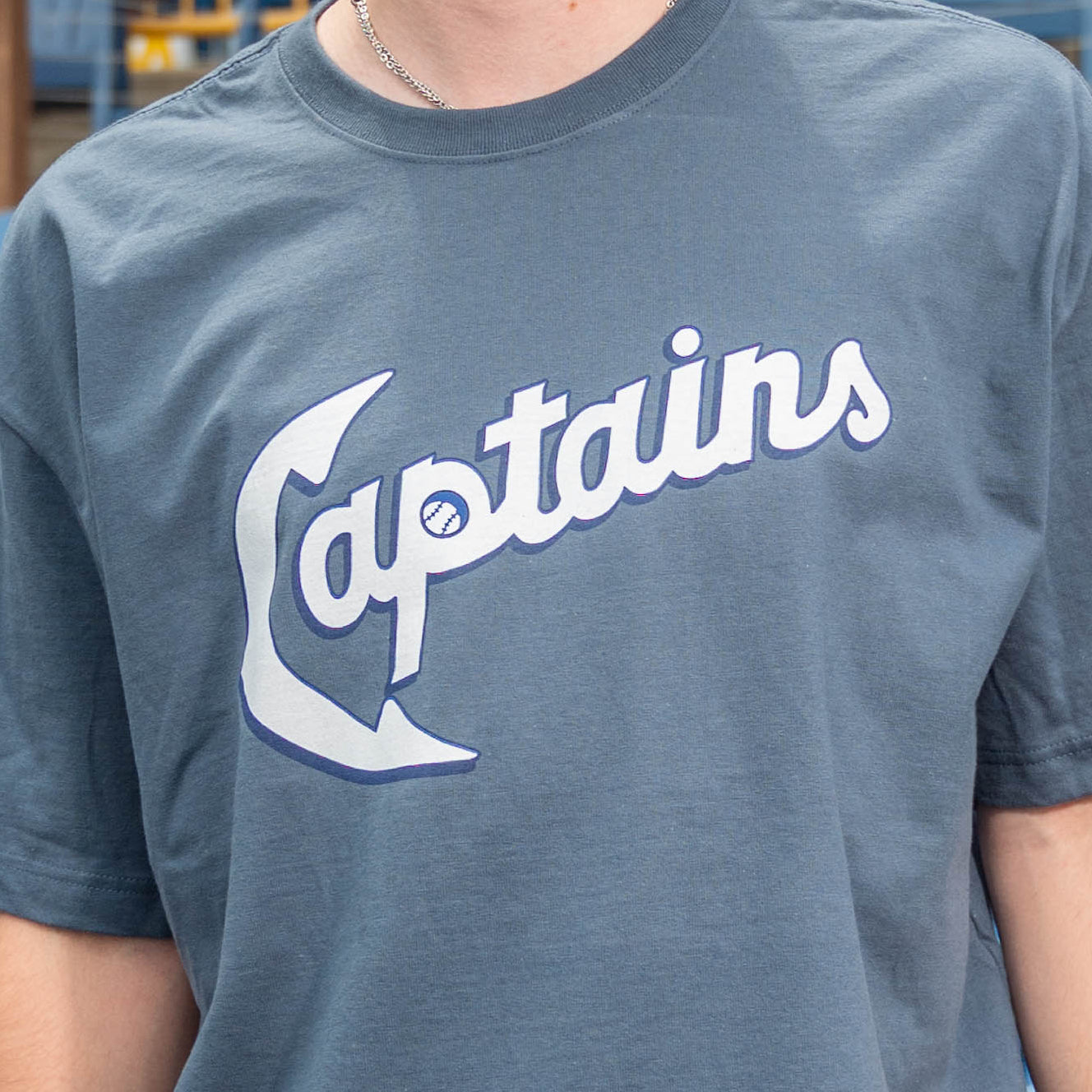 Official League x Lake County Captains - Full Script T-Shirt