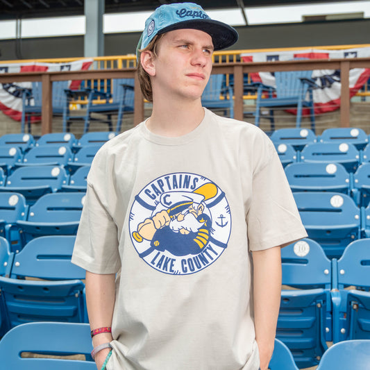 Official League x Lake County Captains - Primary Logo T-Shirt