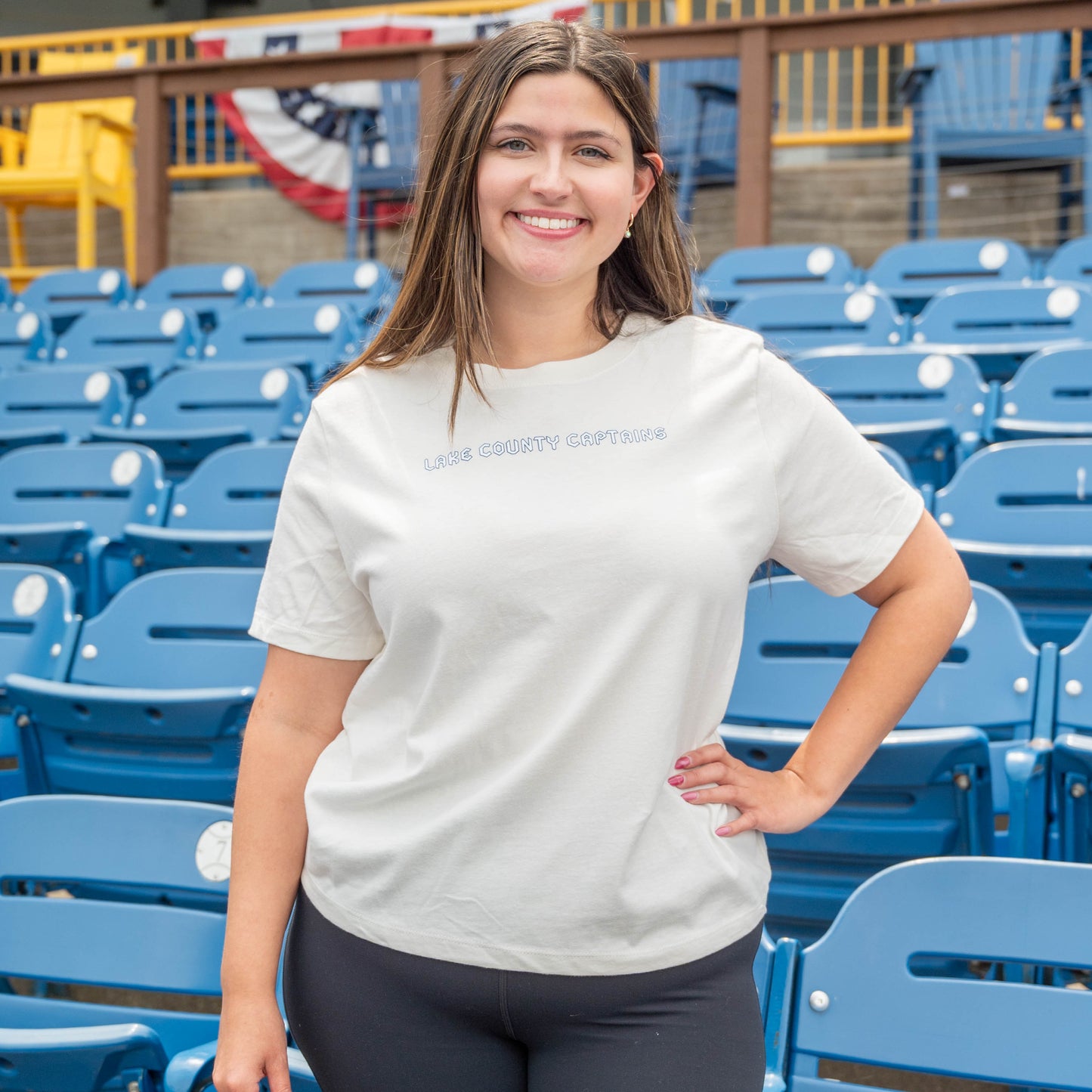 Official League x Lake County Captains - Women's Script T-Shirt