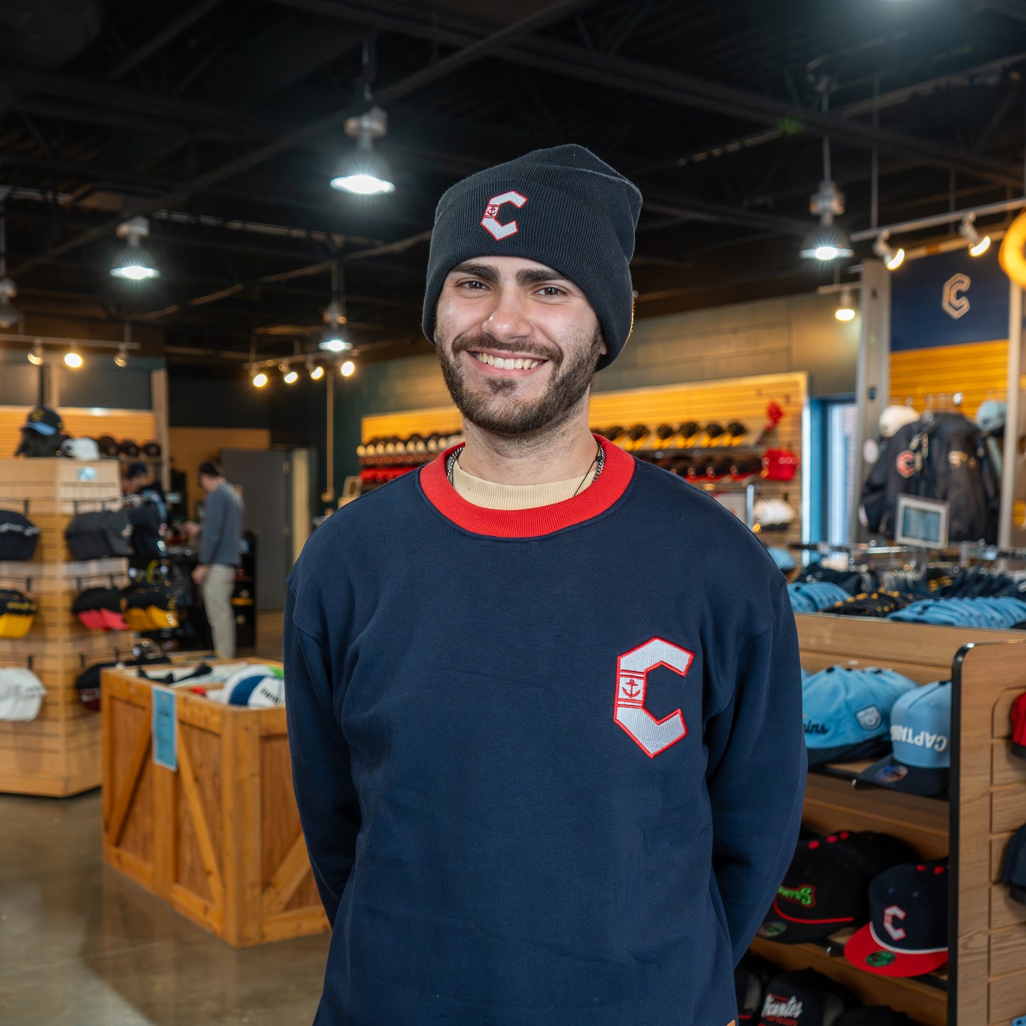 Official League x Lake County Captains - C Logo Beanie