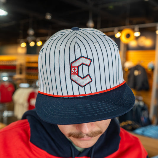 Official league x Lake County Captains - Pinstripe C Logo - The Classy