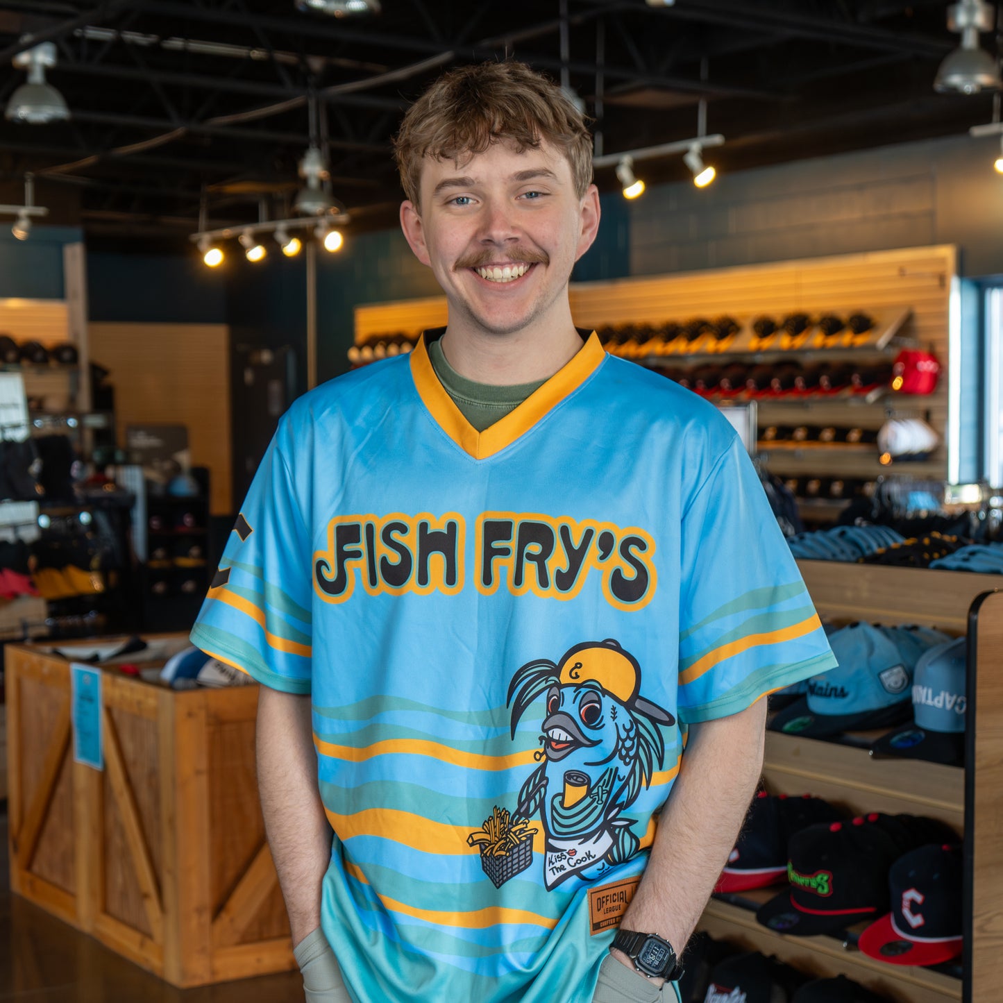 Official League x Lake County Fish Fry's Jersey