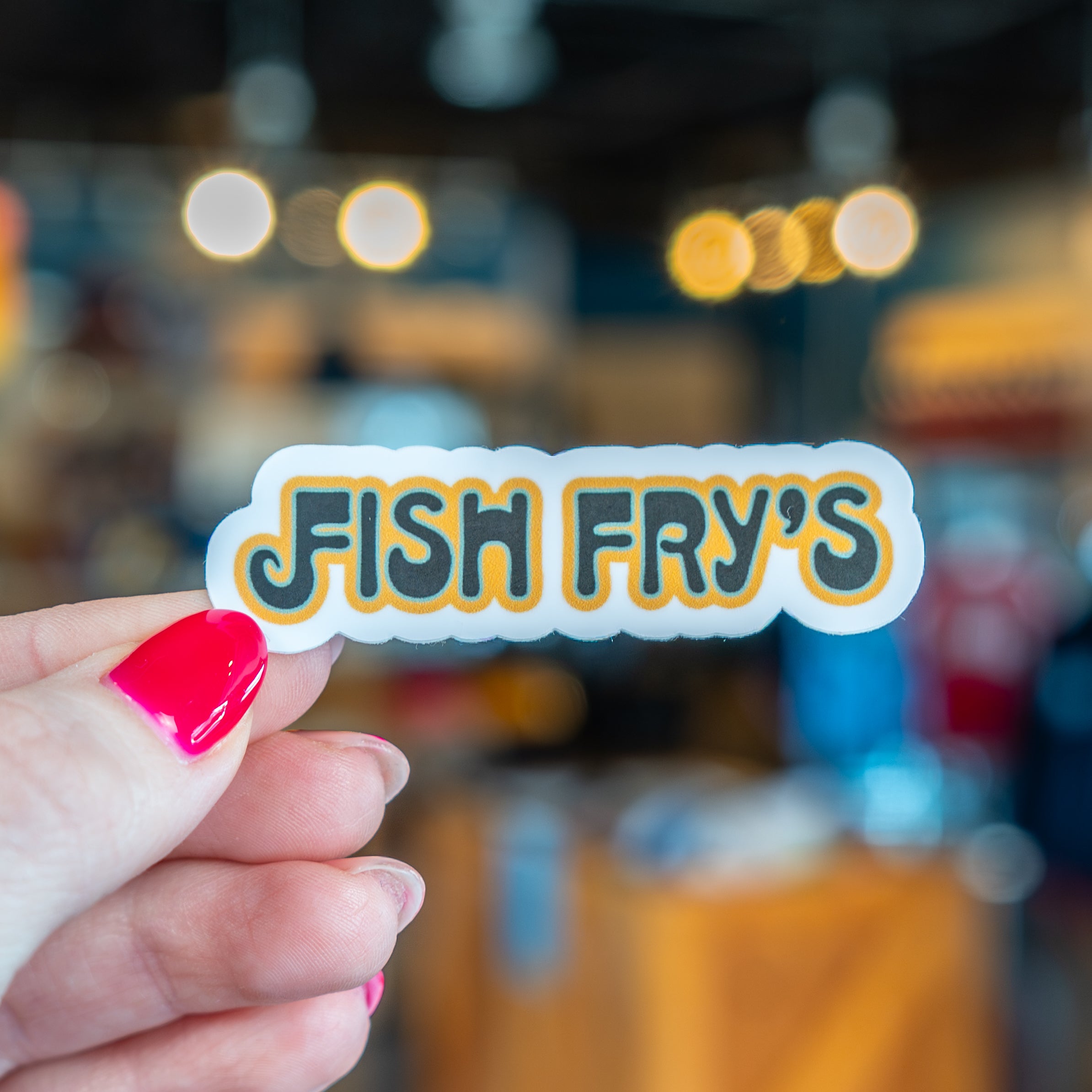 Fish Fry's Wordmark Sticker – Lake County Captains Shop