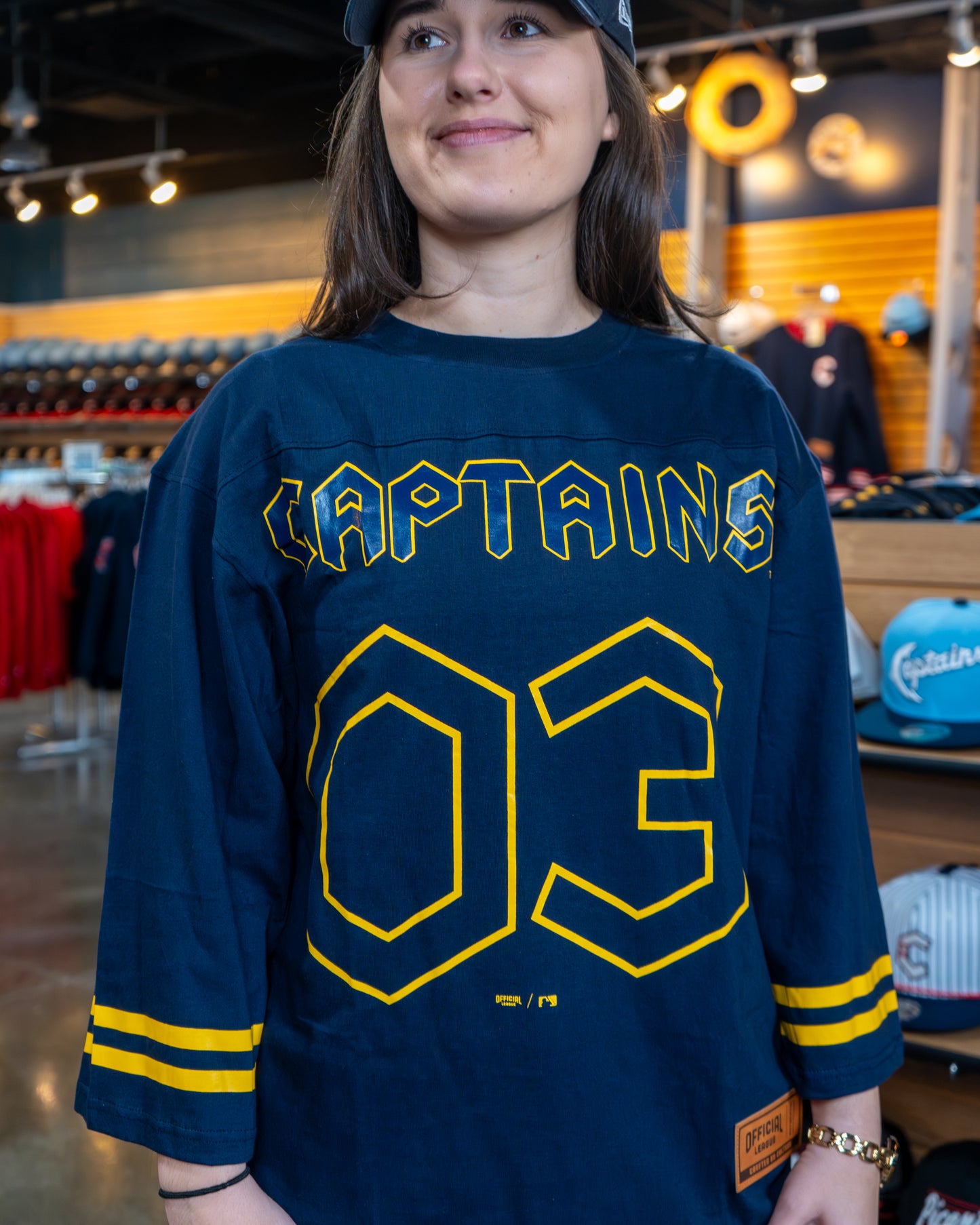 Official League x Lake County Captains - Women's Quarter Sleeve Shirt