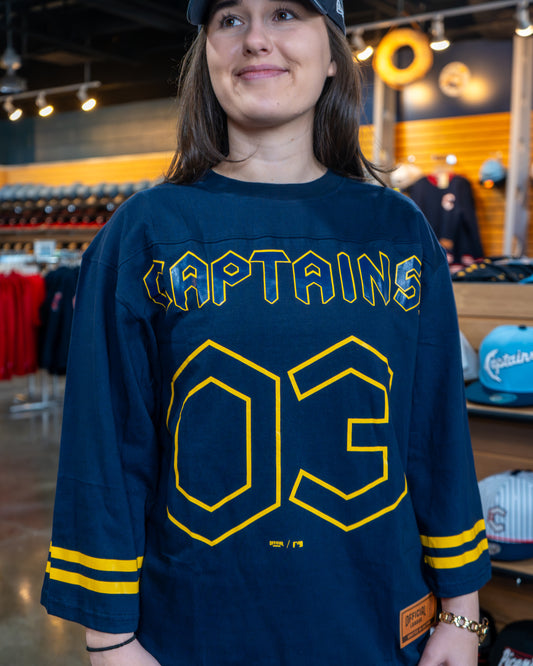 Official League x Lake County Captains - Women's Quarter Sleeve Shirt