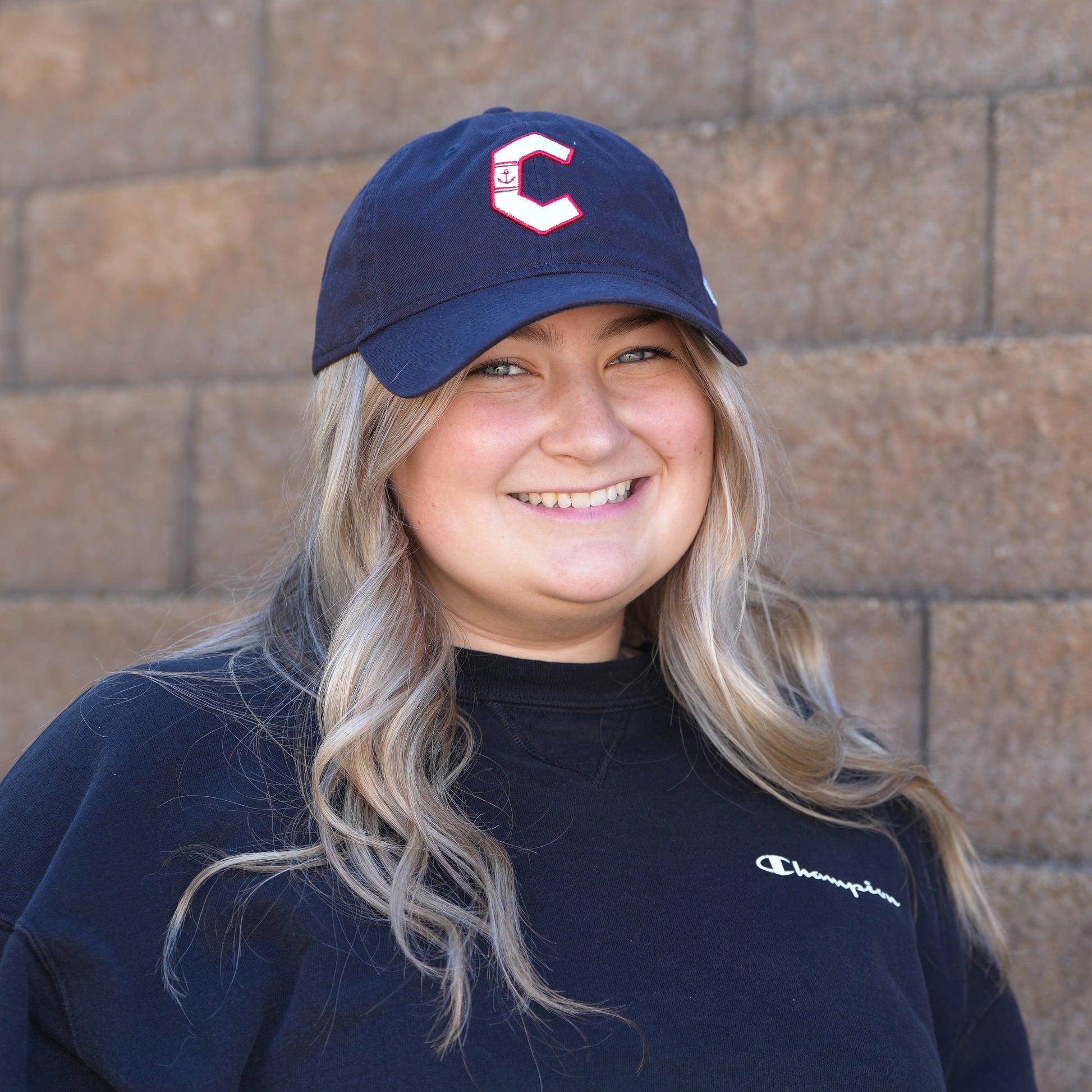 Adj New Era Cap 920- Navy Red C – Lake County Captains Shop