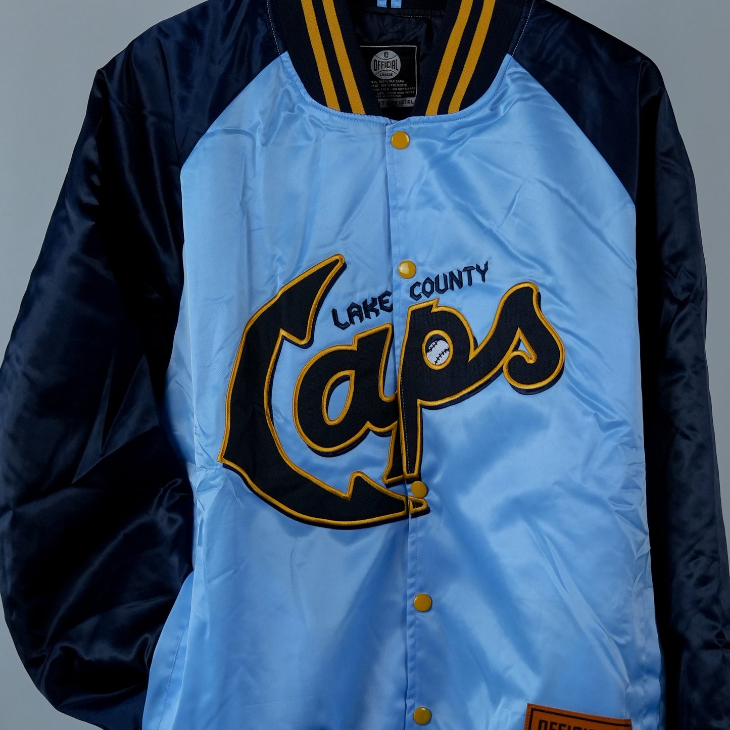 Official League X Lake County Captains OG Satin Jacket Lake County Official league x lake county captains og satin jacket lake county