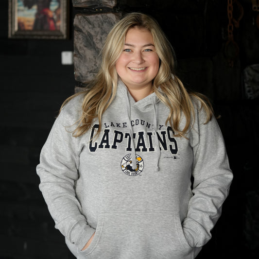 Lake County Captains Oxford Embroidered Hoodie