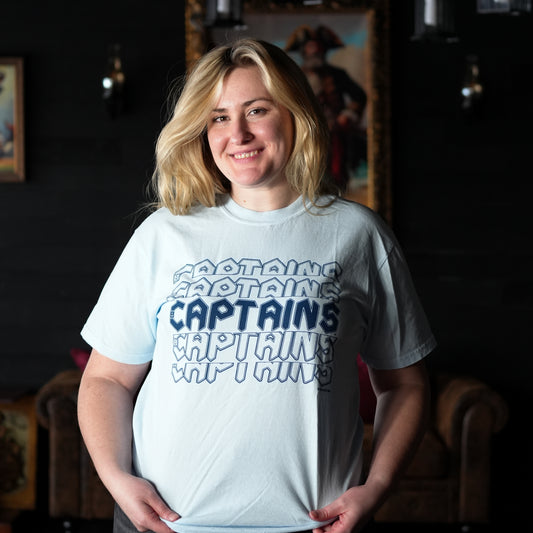 Official League x Captains Layered Font T-Shirt