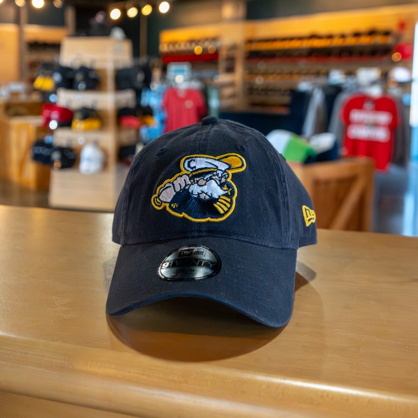 Youth 920 New Era Lake County Captains Navy Home Logo Adjustable Hat