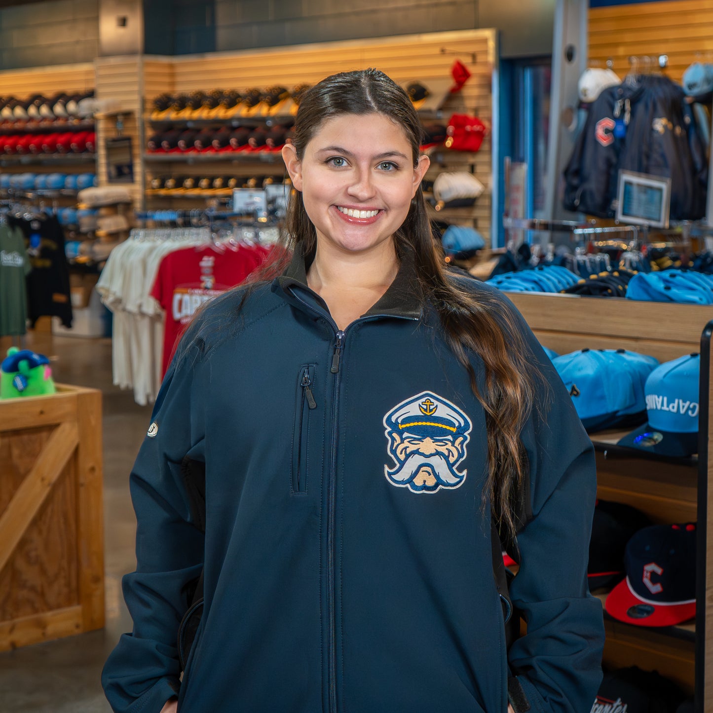 Game Worn Performance Jacket - Throwback Logo