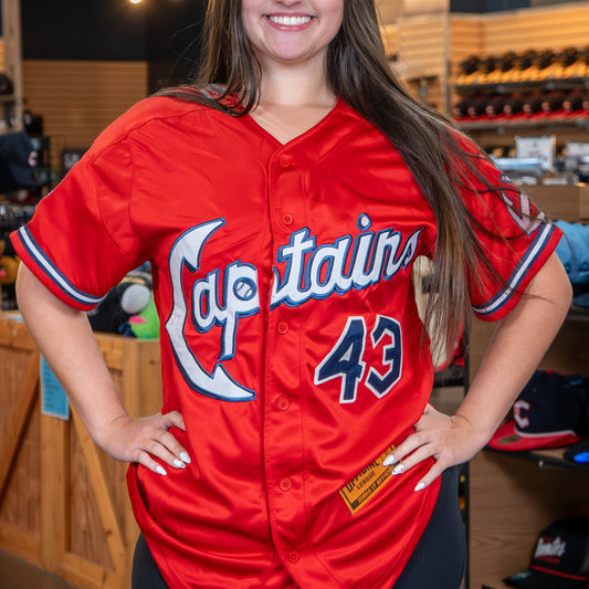Official League x Lake County Captains Legacy Red Jersey