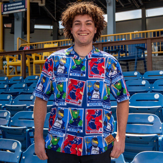 Official League x Lake County Captains - Mascot Trading Card Shirt