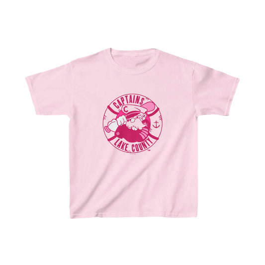 Youth Pink Primary Logo T-Shirt