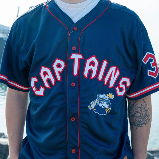 OL x Lake County Captains Alternate Navy Jersey