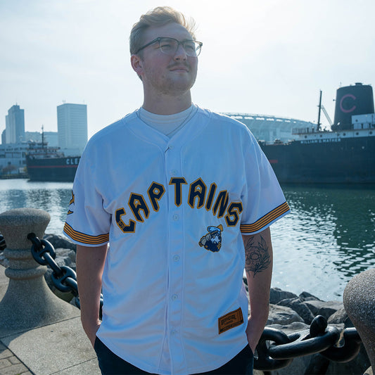 OL x Lake County Captains Home White Jersey