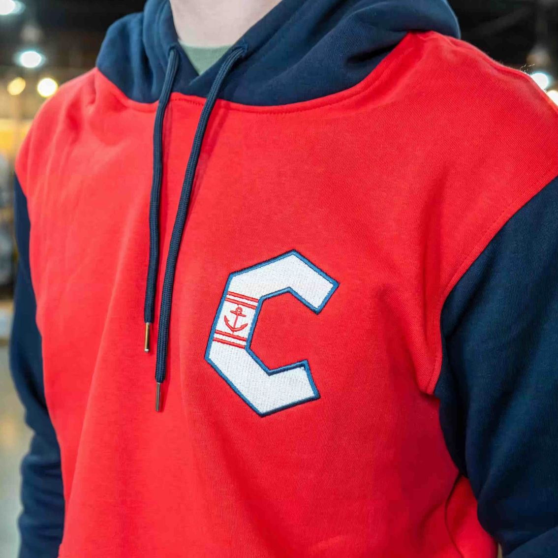 Official League x Lake County Captains Two Tone Hooded Sweatshirt