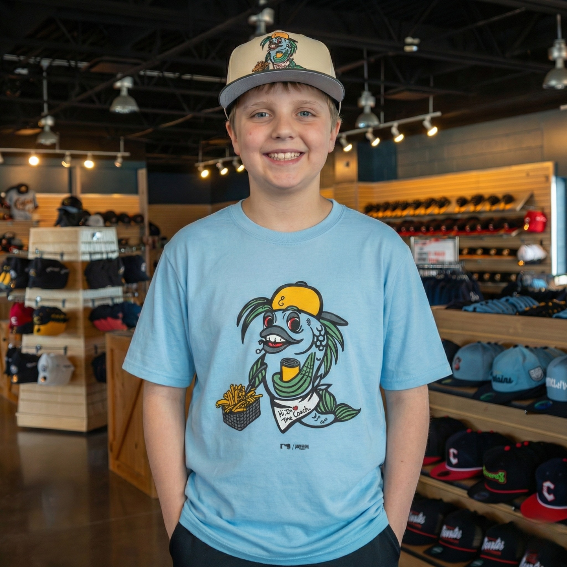Official League x Lake County Fish Fry's Youth T-Shirt